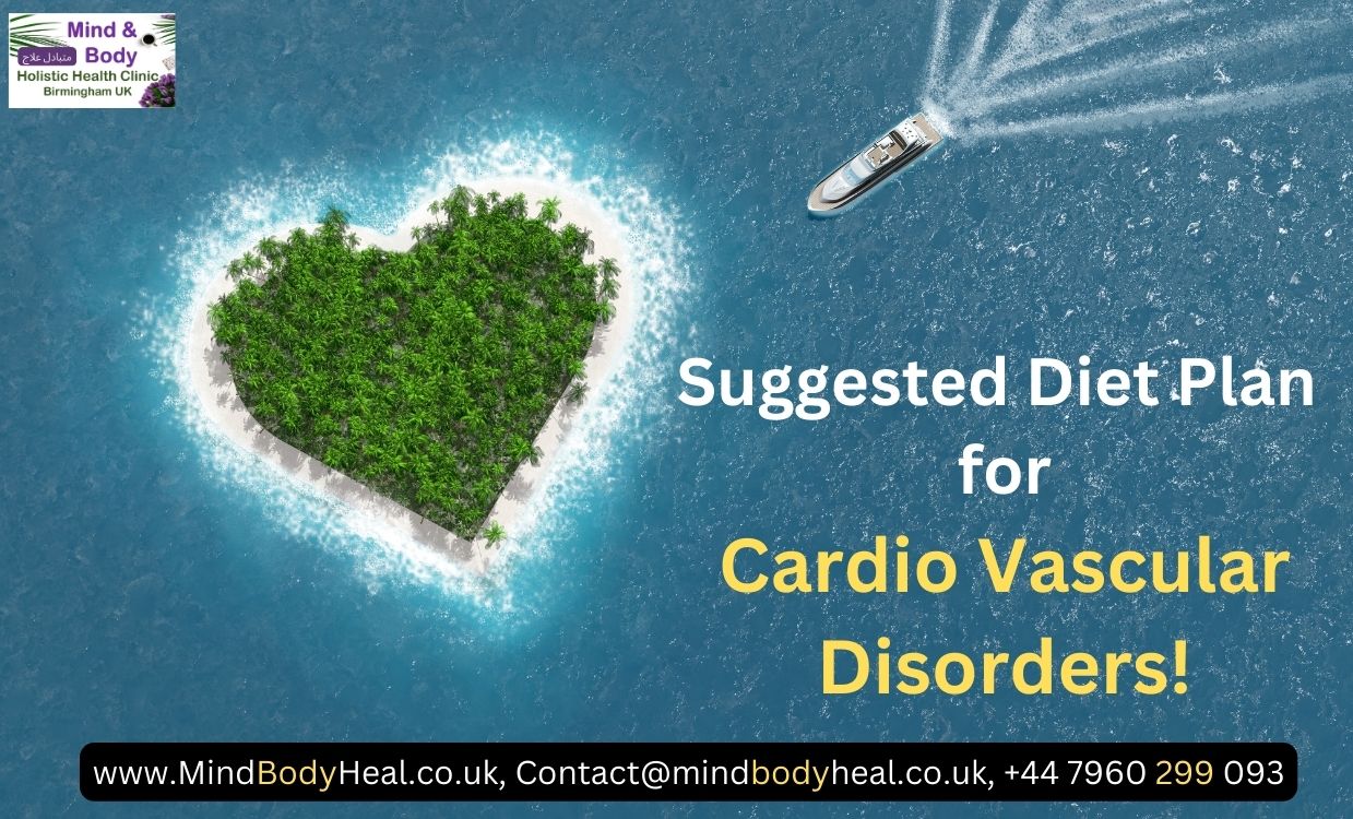 Suggested Diet Plan for Cardio Vascular Affections