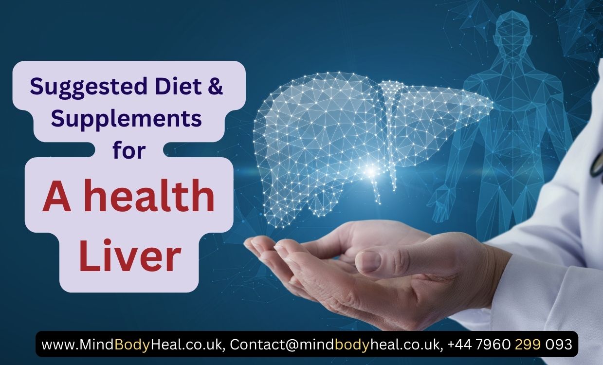 Suggested diet & supplements for a healthy liver